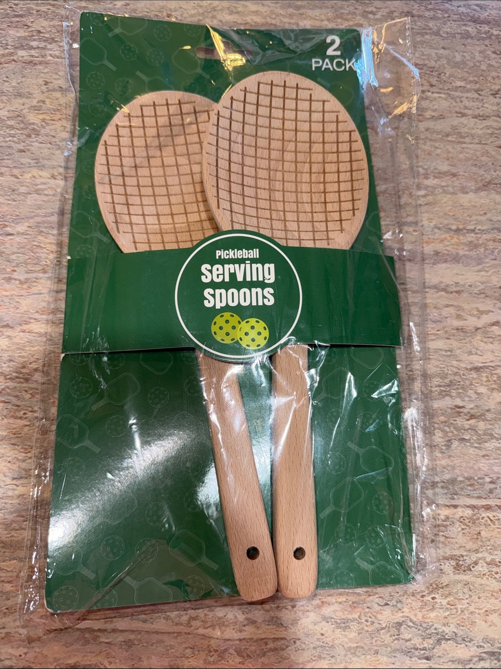 Pickleball Wood Serving Spoons